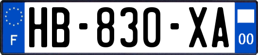 HB-830-XA