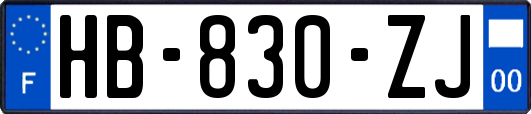 HB-830-ZJ