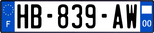 HB-839-AW