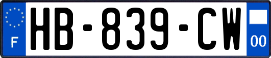 HB-839-CW