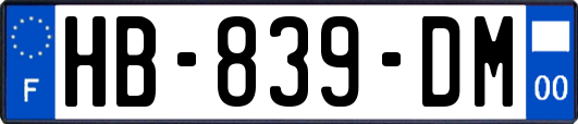 HB-839-DM