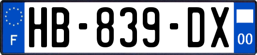 HB-839-DX