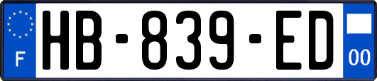 HB-839-ED