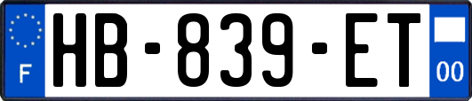 HB-839-ET