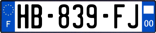 HB-839-FJ