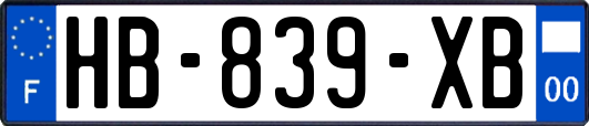 HB-839-XB
