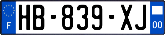 HB-839-XJ