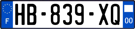 HB-839-XQ