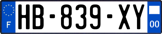 HB-839-XY