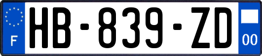 HB-839-ZD