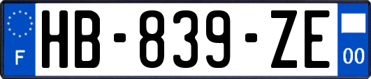 HB-839-ZE