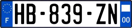 HB-839-ZN