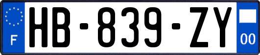 HB-839-ZY
