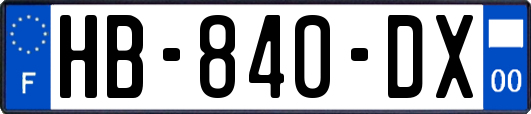 HB-840-DX