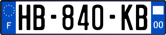 HB-840-KB