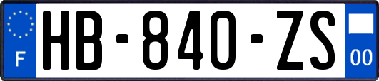 HB-840-ZS