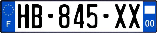 HB-845-XX