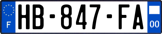 HB-847-FA