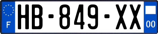 HB-849-XX