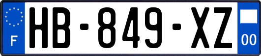 HB-849-XZ