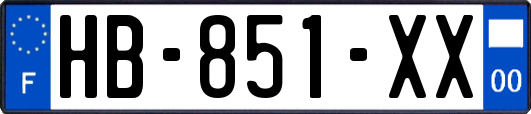 HB-851-XX