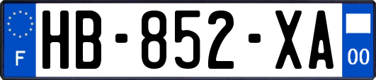 HB-852-XA