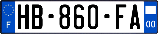 HB-860-FA