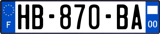 HB-870-BA