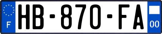 HB-870-FA