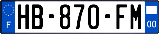 HB-870-FM