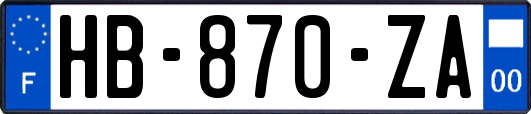 HB-870-ZA