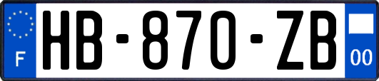 HB-870-ZB