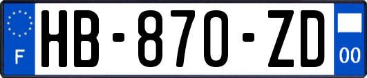 HB-870-ZD