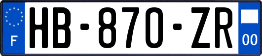 HB-870-ZR