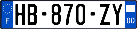 HB-870-ZY