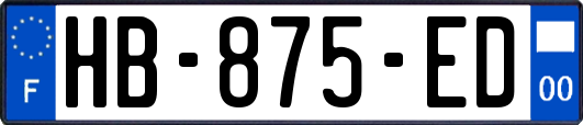 HB-875-ED