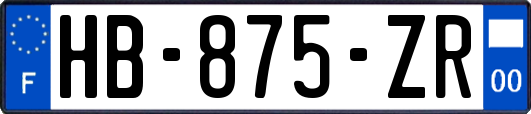 HB-875-ZR