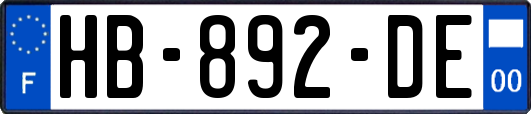 HB-892-DE