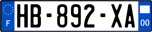 HB-892-XA