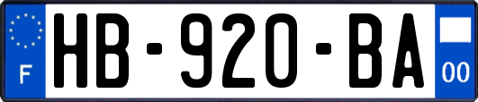 HB-920-BA