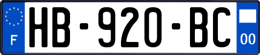 HB-920-BC