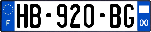 HB-920-BG