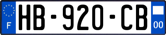 HB-920-CB