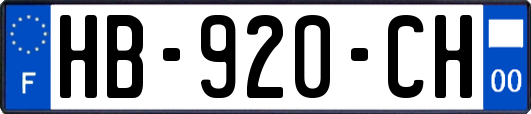 HB-920-CH