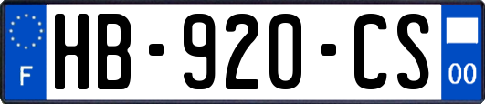 HB-920-CS