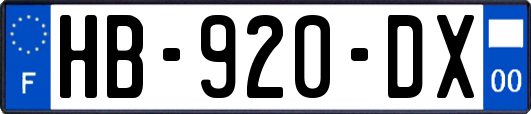 HB-920-DX