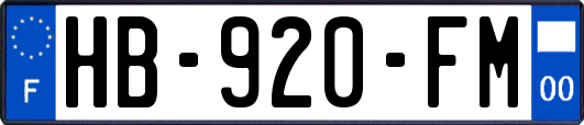 HB-920-FM