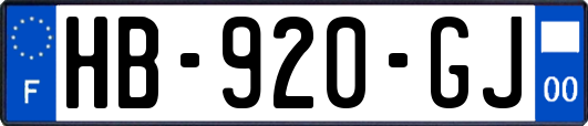 HB-920-GJ