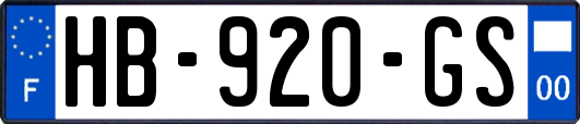 HB-920-GS