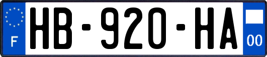 HB-920-HA